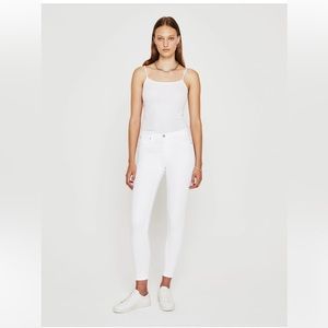 Ag jeans The Legging super skinny ankle in white size 26